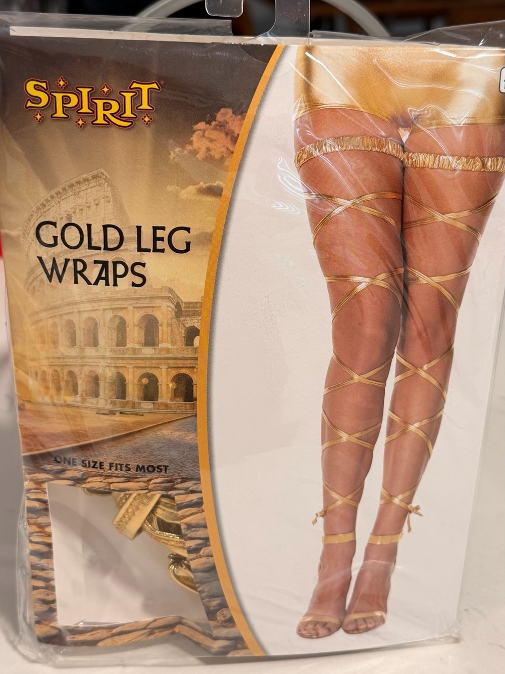 Gold Leg Wraps - Metallic Gold
